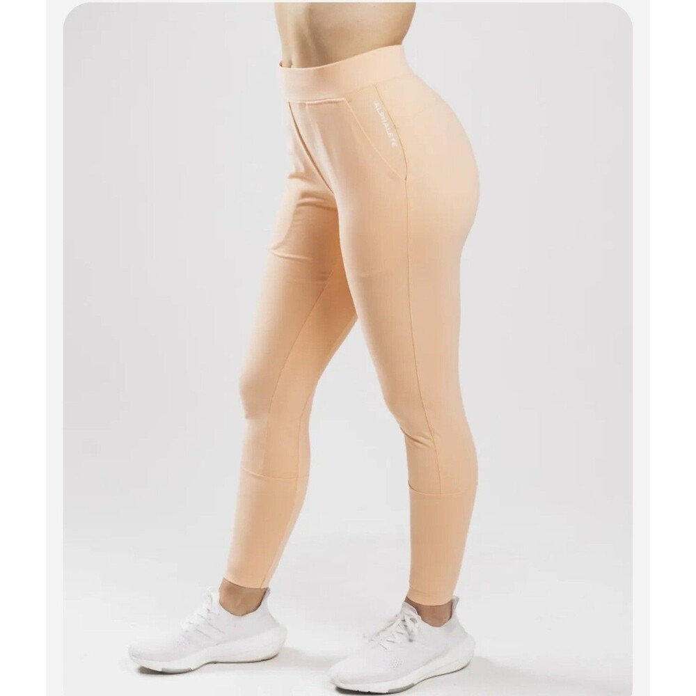 Alphalete Women's Trace Jogger Pants- Cheeky Coral, Size XL